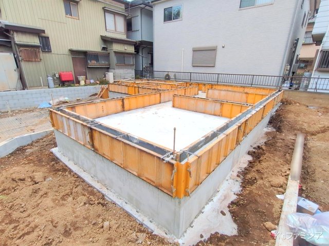 北足立郡伊奈町本町２丁目の新築戸建て基礎写真 2025年10月3日撮影