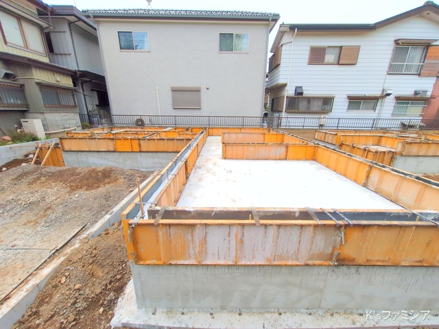 北足立郡伊奈町本町２丁目の新築戸建て基礎写真 2025年10月3日撮影