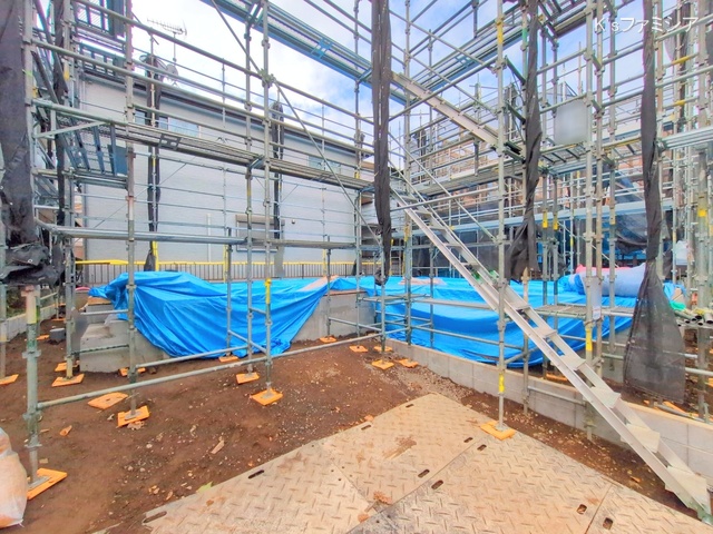 北足立郡伊奈町本町２丁目の新築戸建て基礎写真 2025年10月20日撮影