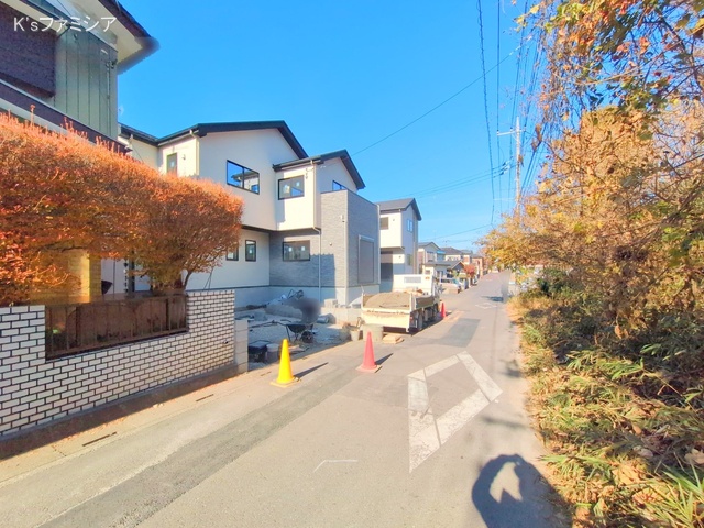 北足立郡伊奈町本町２丁目の新築戸建て外構写真 2025年12月8日撮影