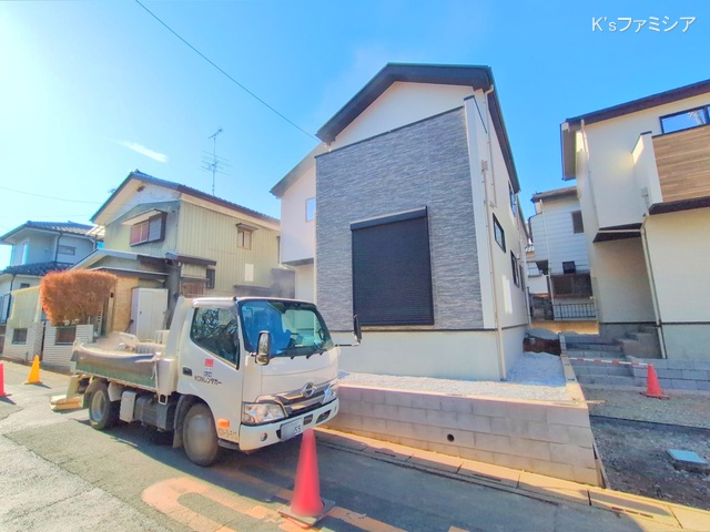 北足立郡伊奈町本町２丁目の新築戸建て外構写真 2025年12月8日撮影