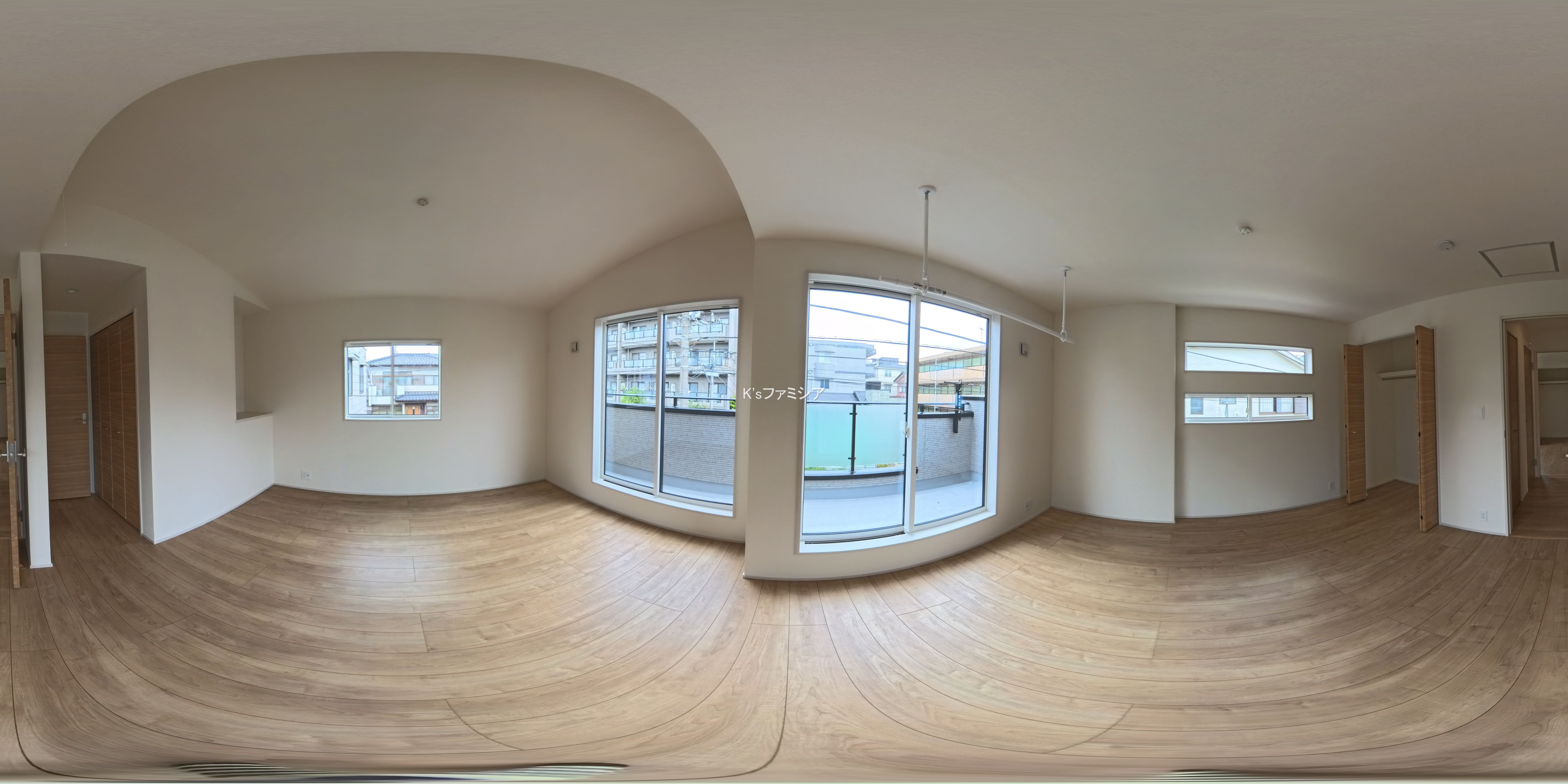 さいたま市北区大成町４丁目の新築戸建てパノラマ（居室メイン）写真 2025年9月4日撮影