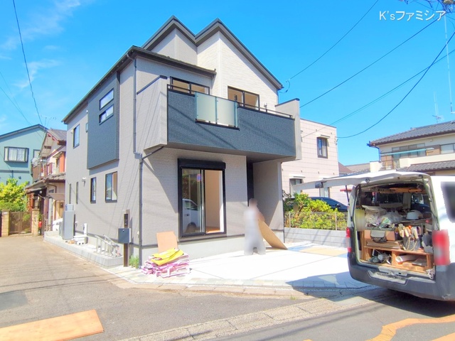 さいたま市北区大成町４丁目の新築戸建て外構写真 2025年8月8日撮影