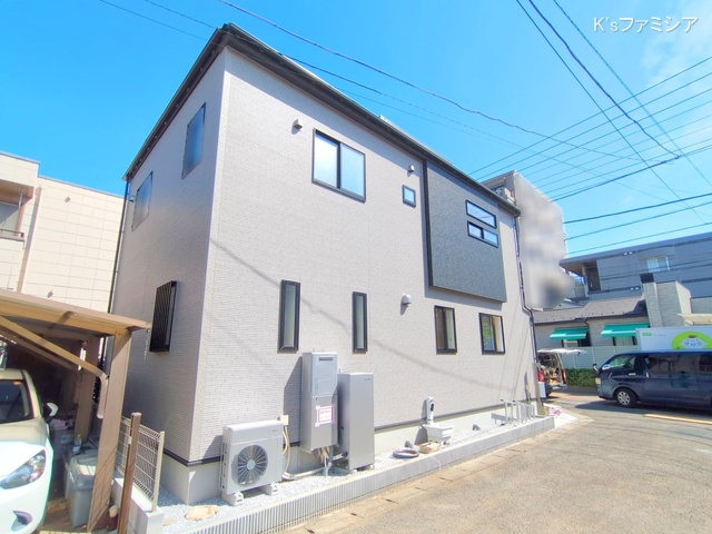 さいたま市北区大成町４丁目の新築戸建て外構写真 2025年8月8日撮影