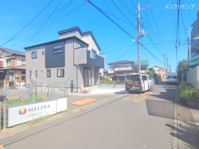 さいたま市北区大成町４丁目の新築戸建て外構写真 2025年8月8日撮影