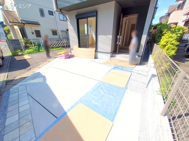 さいたま市北区大成町４丁目の新築戸建て外構写真 2025年8月8日撮影