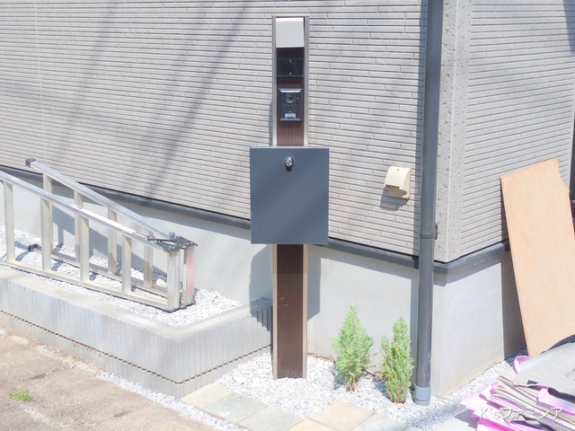 さいたま市北区大成町４丁目の新築戸建て外構写真 2025年8月8日撮影