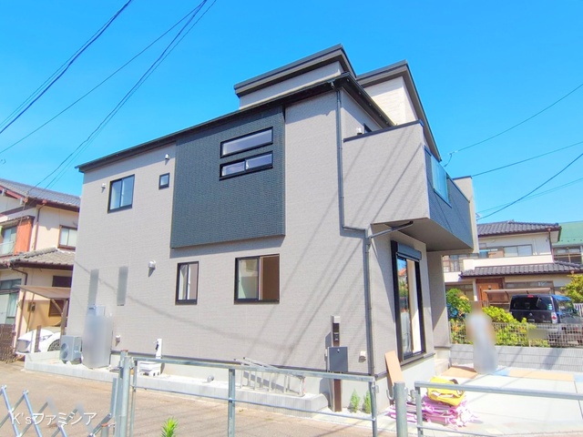 さいたま市北区大成町４丁目の新築戸建て外構写真 2025年8月8日撮影