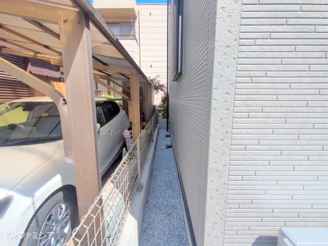 さいたま市北区大成町４丁目の新築戸建て外構写真 2025年8月8日撮影