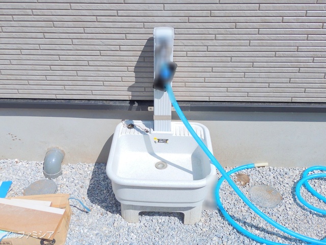 さいたま市北区大成町４丁目の新築戸建て外構写真 2025年8月8日撮影