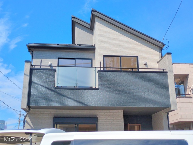さいたま市北区大成町４丁目の新築戸建て外構写真 2025年8月8日撮影