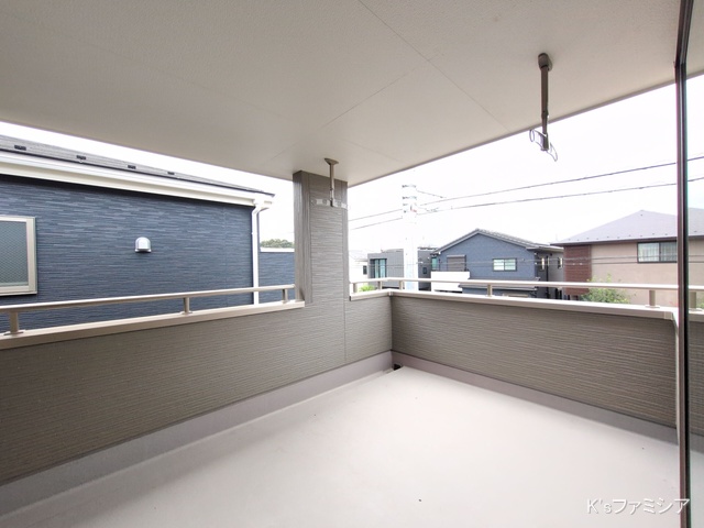 さいたま市岩槻区城町２丁目の新築戸建てバルコニー写真 2025年10月31日撮影