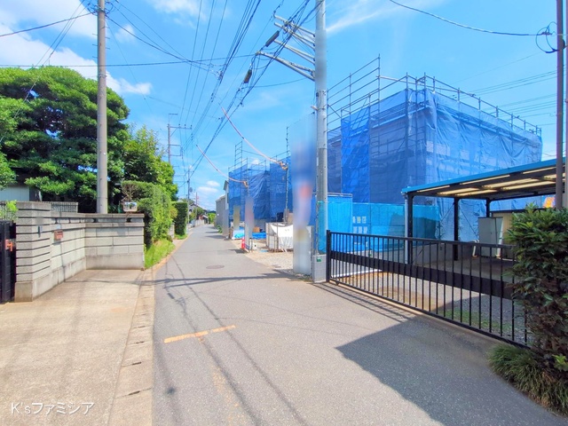 さいたま市岩槻区城町２丁目の新築戸建てシート写真 2025年8月14日撮影