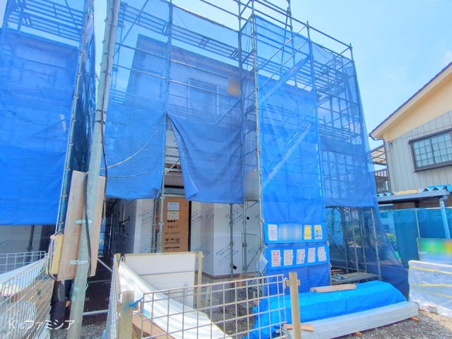 さいたま市岩槻区城町２丁目の新築戸建てシート写真 2025年8月14日撮影