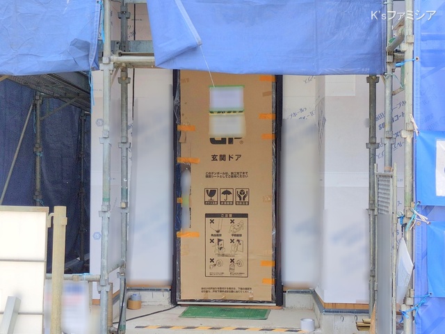 さいたま市岩槻区城町２丁目の新築戸建てシート写真 2025年8月14日撮影