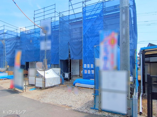 さいたま市岩槻区城町２丁目の新築戸建てシート写真 2025年8月14日撮影