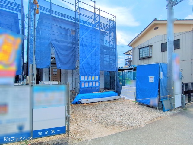 さいたま市岩槻区城町２丁目の新築戸建てシート写真 2025年8月14日撮影