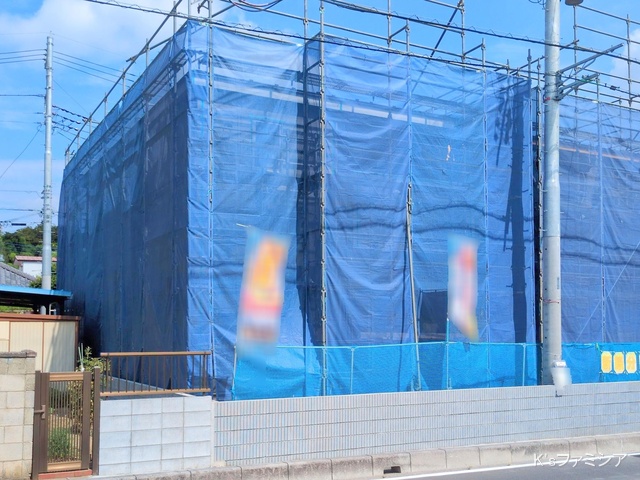 さいたま市岩槻区城町２丁目の新築戸建てシート写真 2025年8月29日撮影