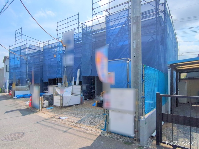 さいたま市岩槻区城町２丁目の新築戸建てシート写真 2025年8月29日撮影