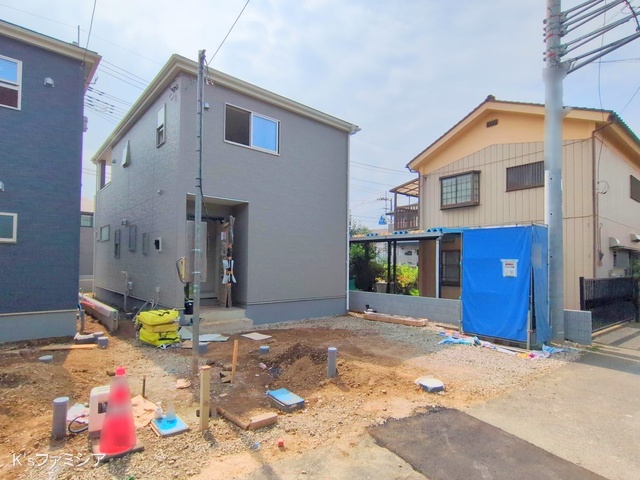 さいたま市岩槻区城町２丁目の新築戸建て外構写真 2025年9月18日撮影