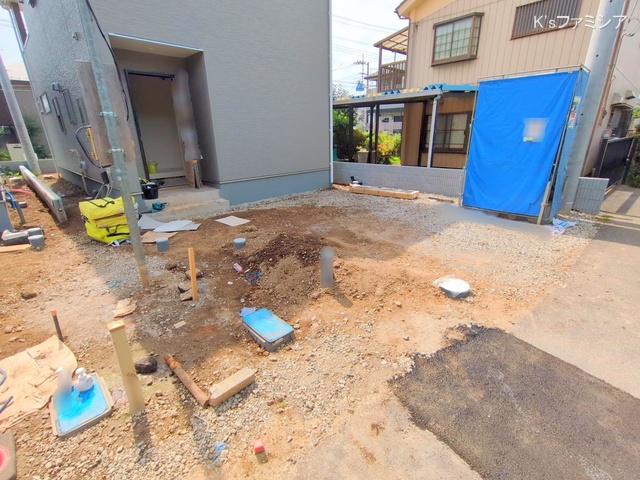 さいたま市岩槻区城町２丁目の新築戸建て外構写真 2025年9月18日撮影