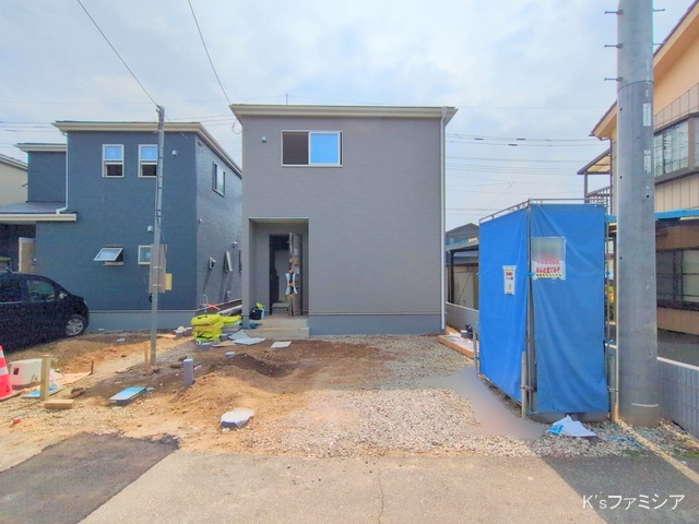 さいたま市岩槻区城町２丁目の新築戸建て外構写真 2025年9月18日撮影