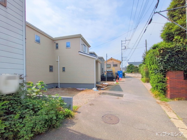 さいたま市岩槻区城町２丁目の新築戸建て外構写真 2025年9月18日撮影