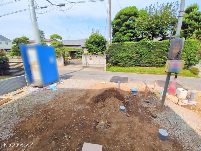 さいたま市岩槻区城町２丁目の新築戸建て外構写真 2025年9月18日撮影