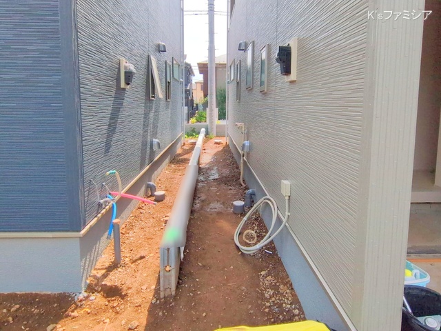 さいたま市岩槻区城町２丁目の新築戸建て外構写真 2025年9月18日撮影