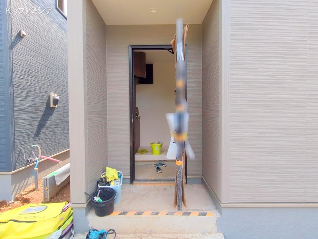 さいたま市岩槻区城町２丁目の新築戸建て外構写真 2025年9月18日撮影