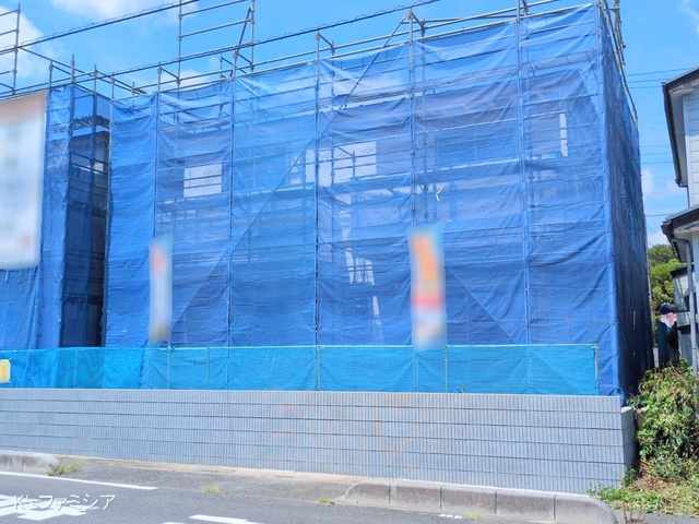 さいたま市岩槻区城町２丁目の新築戸建てシート写真 2025年8月14日撮影