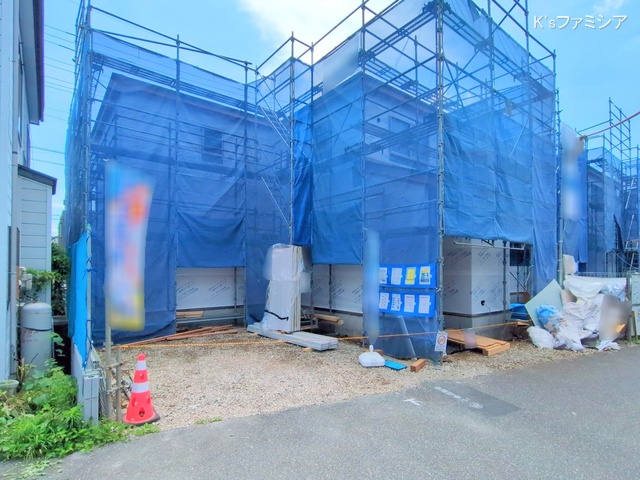 さいたま市岩槻区城町２丁目の新築戸建てシート写真 2025年8月14日撮影