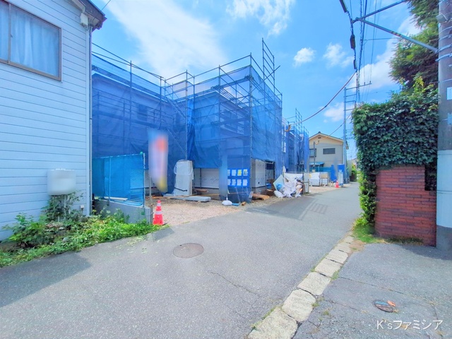 さいたま市岩槻区城町２丁目の新築戸建てシート写真 2025年8月14日撮影