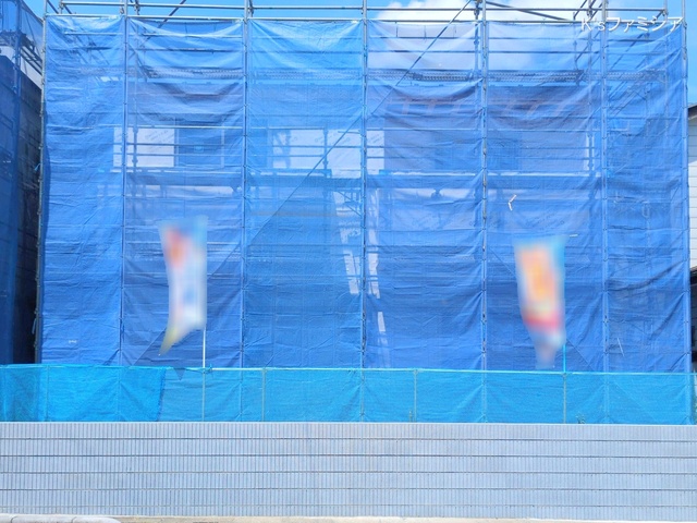 さいたま市岩槻区城町２丁目の新築戸建てシート写真 2025年8月14日撮影