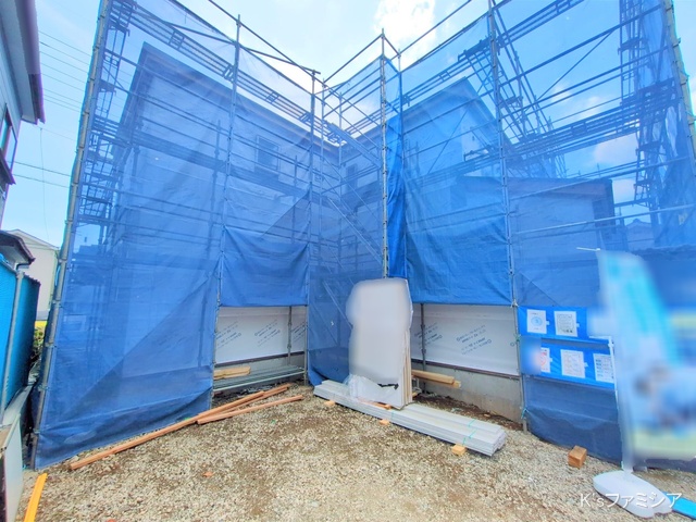 さいたま市岩槻区城町２丁目の新築戸建てシート写真 2025年8月14日撮影