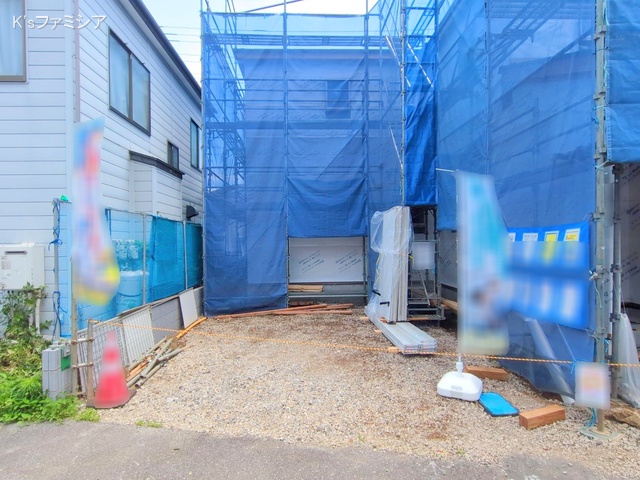 さいたま市岩槻区城町２丁目の新築戸建てシート写真 2025年8月14日撮影