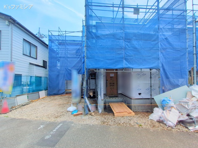 さいたま市岩槻区城町２丁目の新築戸建てシート写真 2025年8月14日撮影