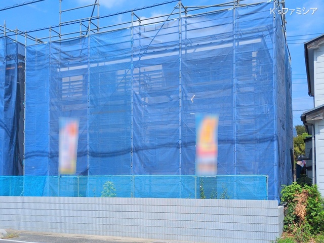 さいたま市岩槻区城町２丁目の新築戸建てシート写真 2025年8月29日撮影