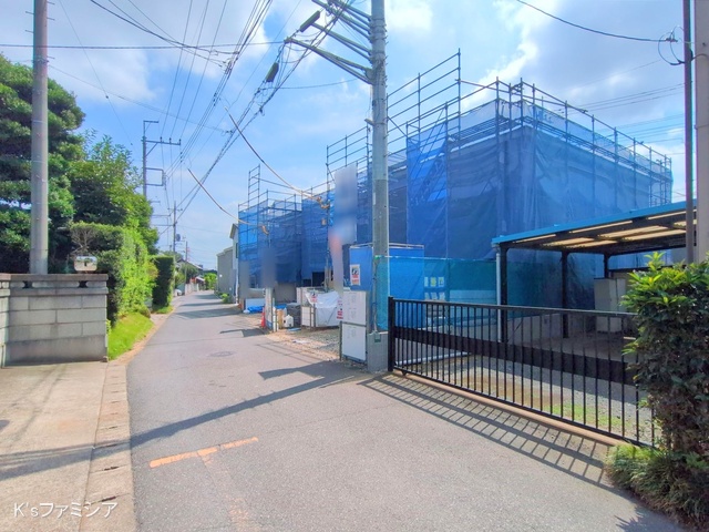 さいたま市岩槻区城町２丁目の新築戸建てシート写真 2025年8月29日撮影