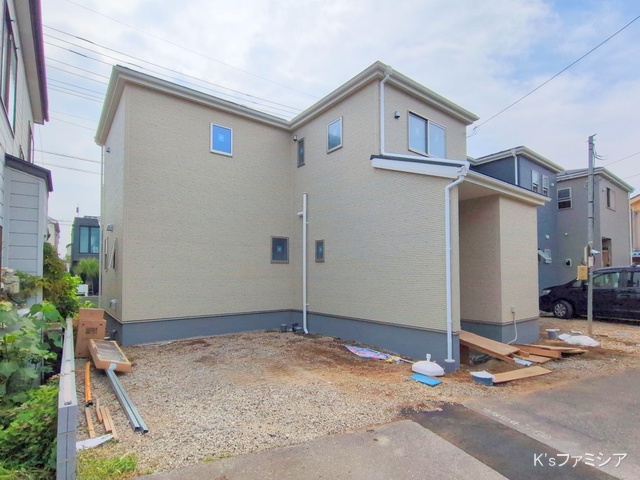 さいたま市岩槻区城町２丁目の新築戸建て外構写真 2025年9月18日撮影