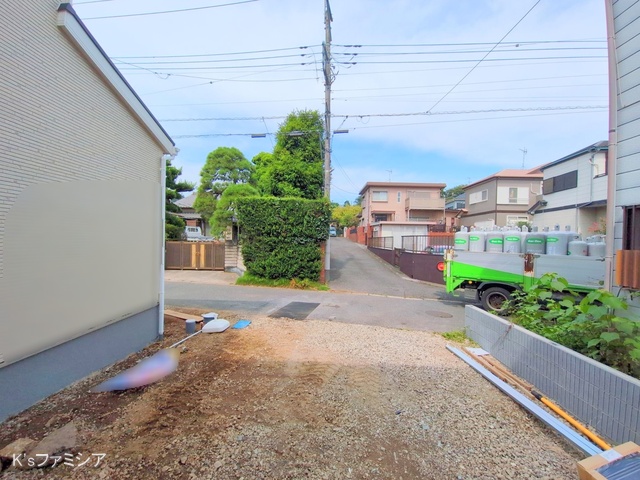 さいたま市岩槻区城町２丁目の新築戸建て外構写真 2025年9月18日撮影