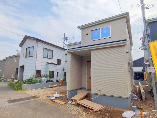 さいたま市岩槻区城町２丁目の新築戸建て外構写真 2025年9月18日撮影