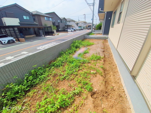 さいたま市岩槻区城町２丁目の新築戸建て外構写真 2025年9月18日撮影
