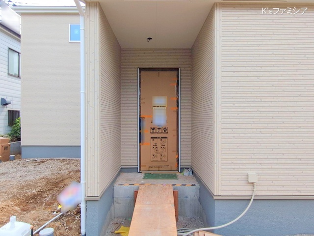 さいたま市岩槻区城町２丁目の新築戸建て外構写真 2025年9月18日撮影