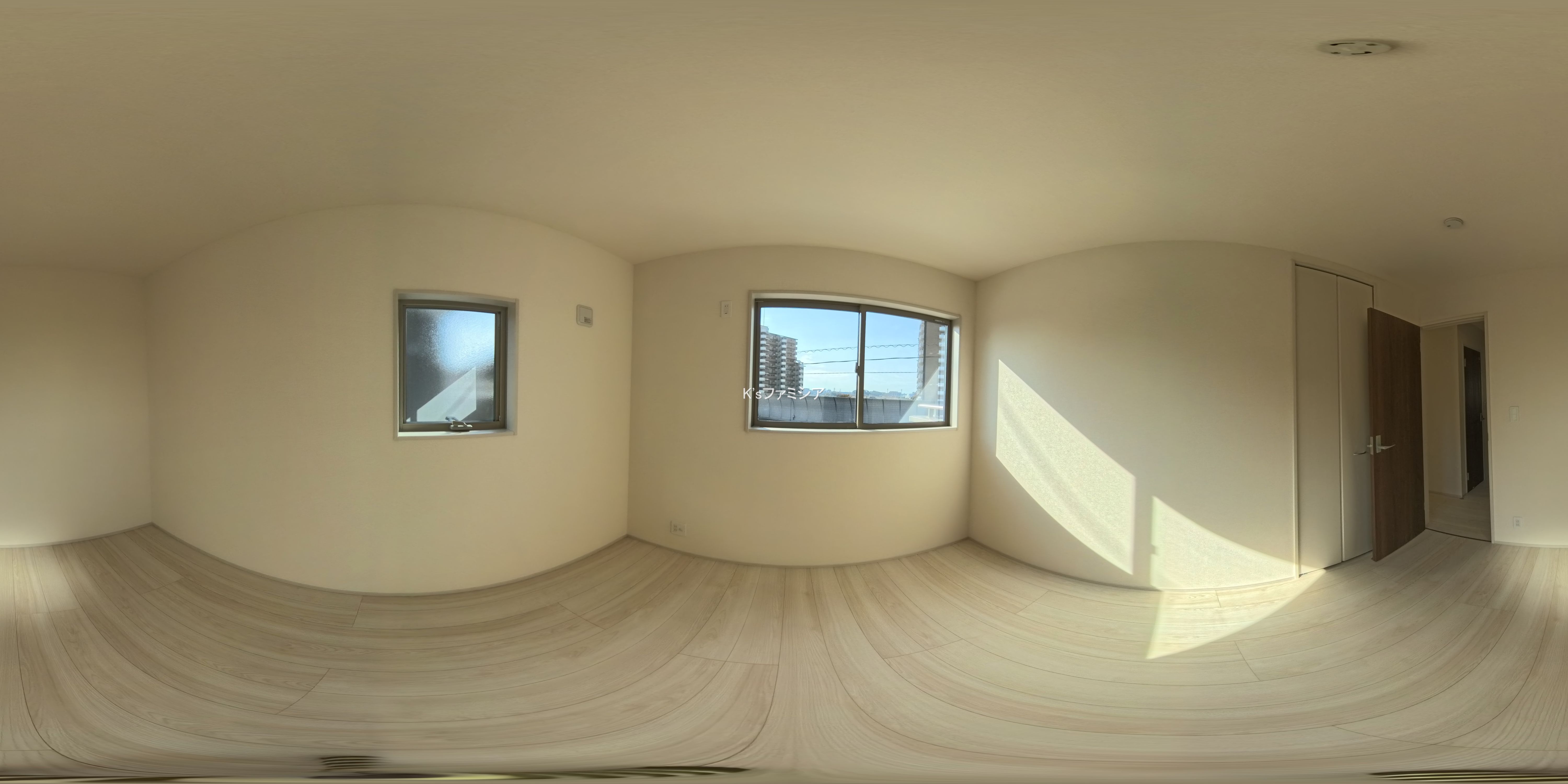 さいたま市岩槻区西原台２丁目の新築戸建てパノラマ（居室サブ）写真 2025年11月27日撮影