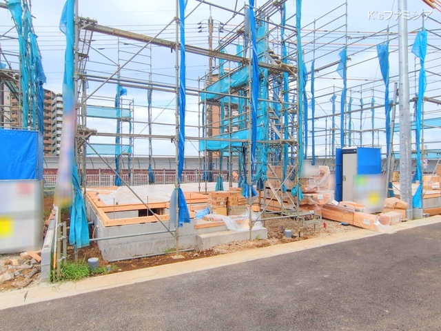 さいたま市岩槻区西原台２丁目の新築戸建て基礎写真 2025年8月14日撮影