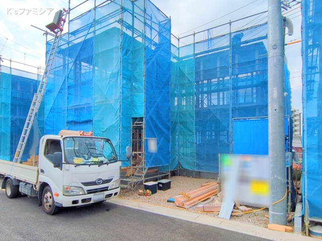 さいたま市岩槻区西原台２丁目の新築戸建て上棟写真 2025年8月25日撮影