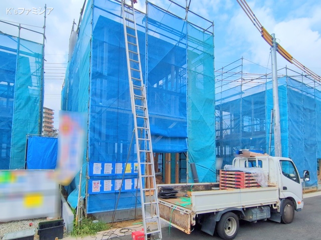 さいたま市岩槻区西原台２丁目の新築戸建て上棟写真 2025年8月25日撮影