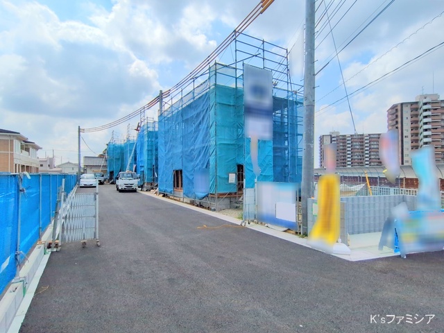 さいたま市岩槻区西原台２丁目の新築戸建て上棟写真 2025年8月25日撮影