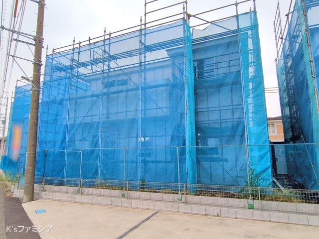 さいたま市岩槻区西原台２丁目の新築戸建てシート写真 2025年9月16日撮影